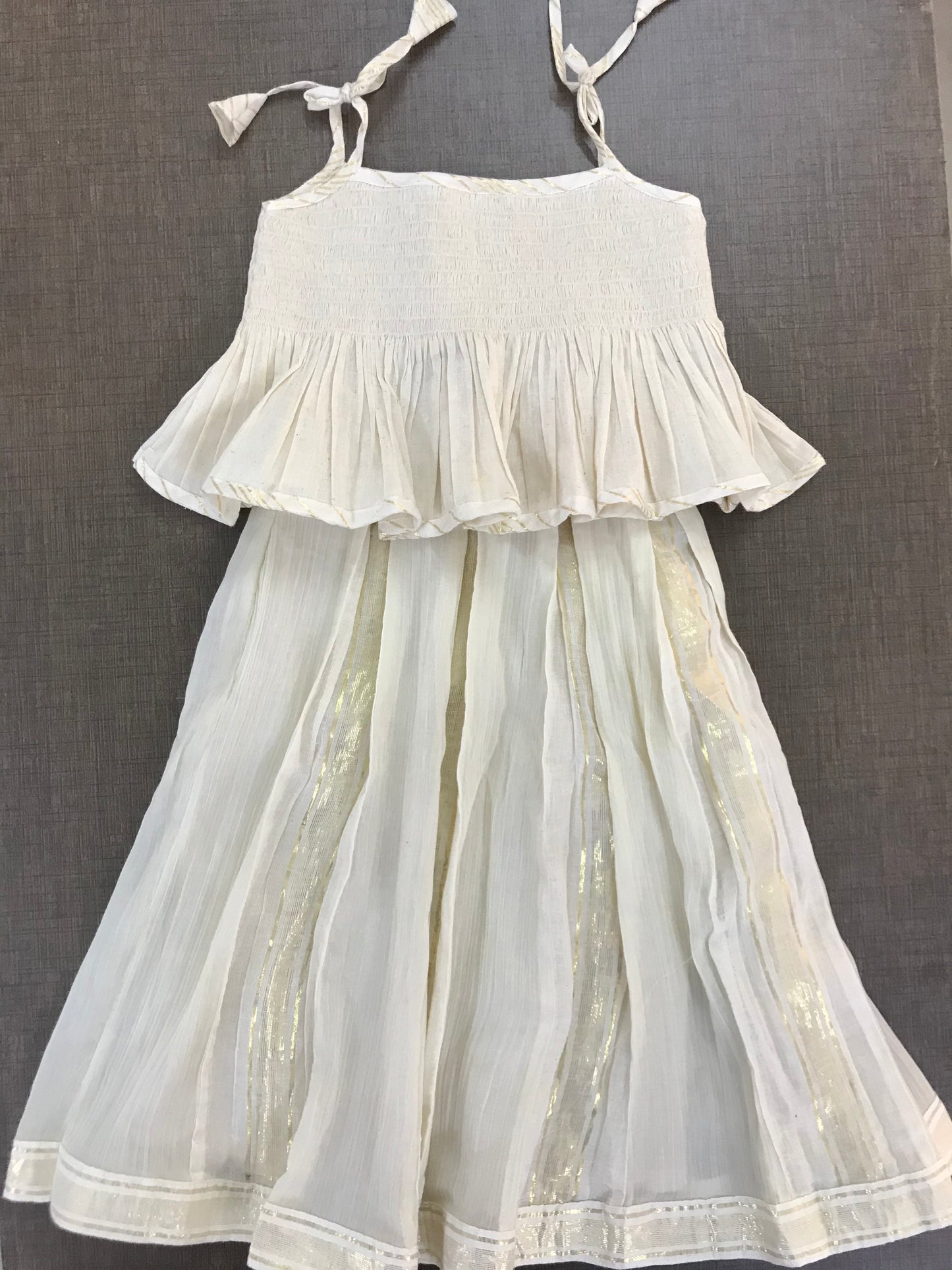 Girl's Smocked Top and Skirt