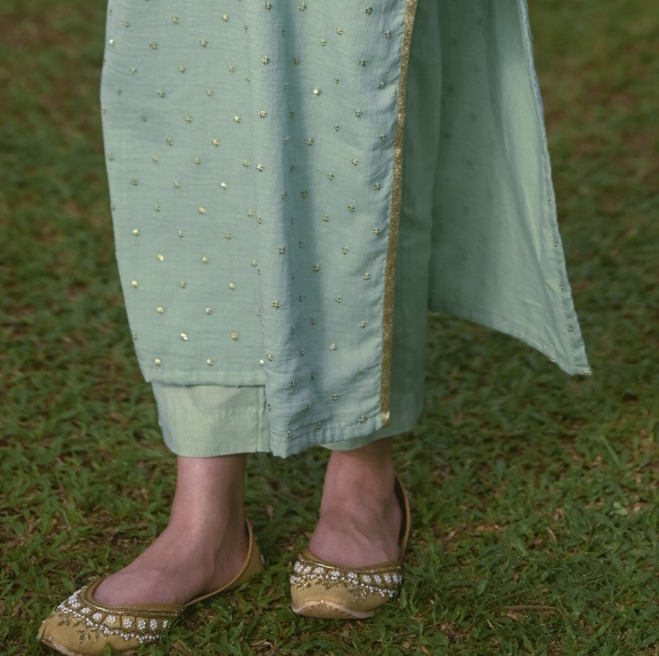 Pastel Green Palazzo Pant