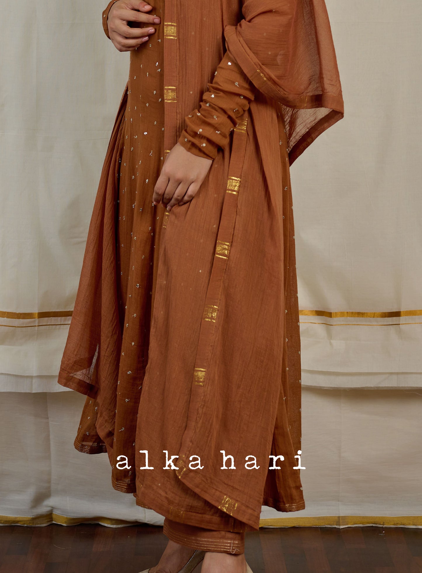 Brown Dupatta