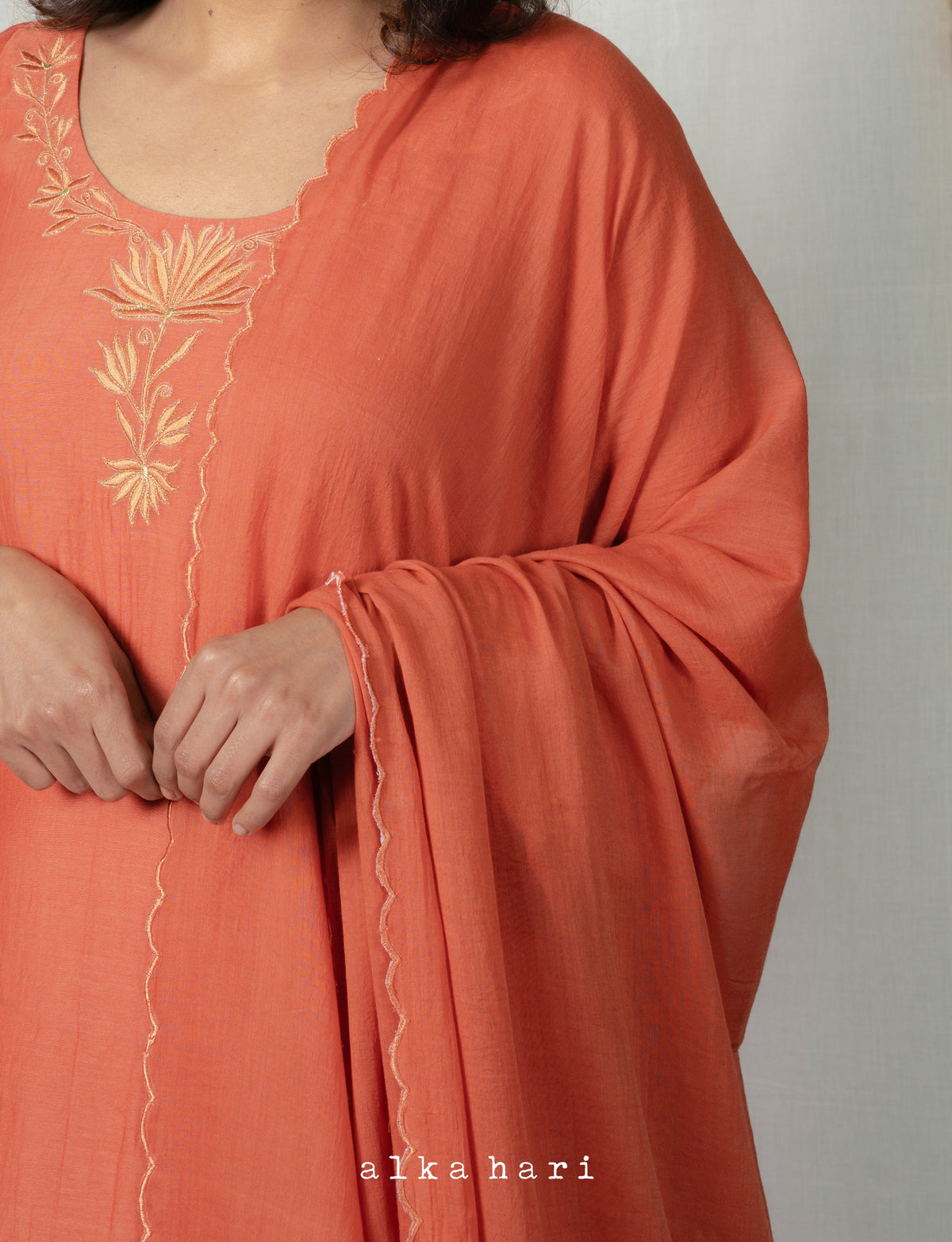 Mohana Orange Dupatta