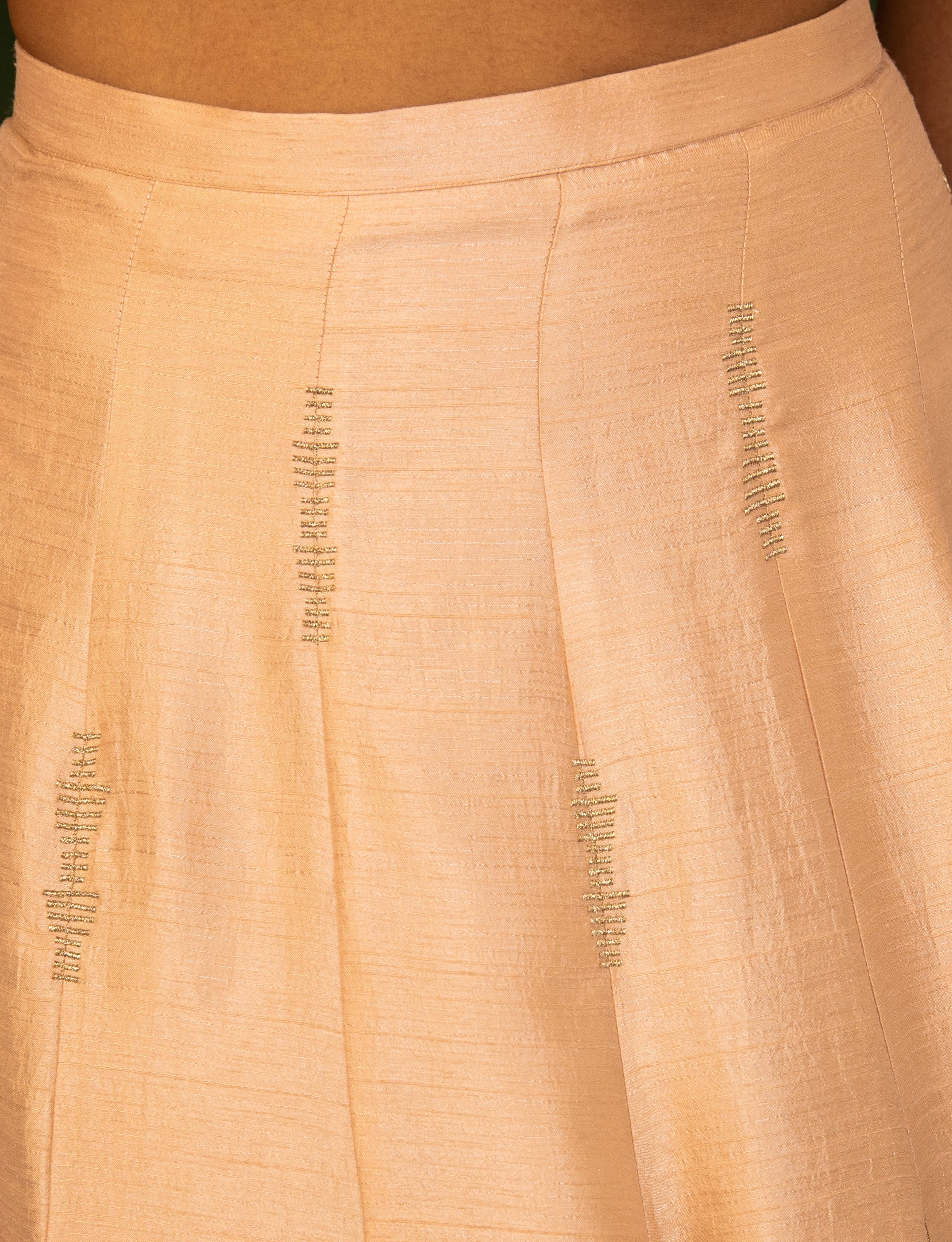 Champagne Pink Skirt & Blouse Co-Ord Set