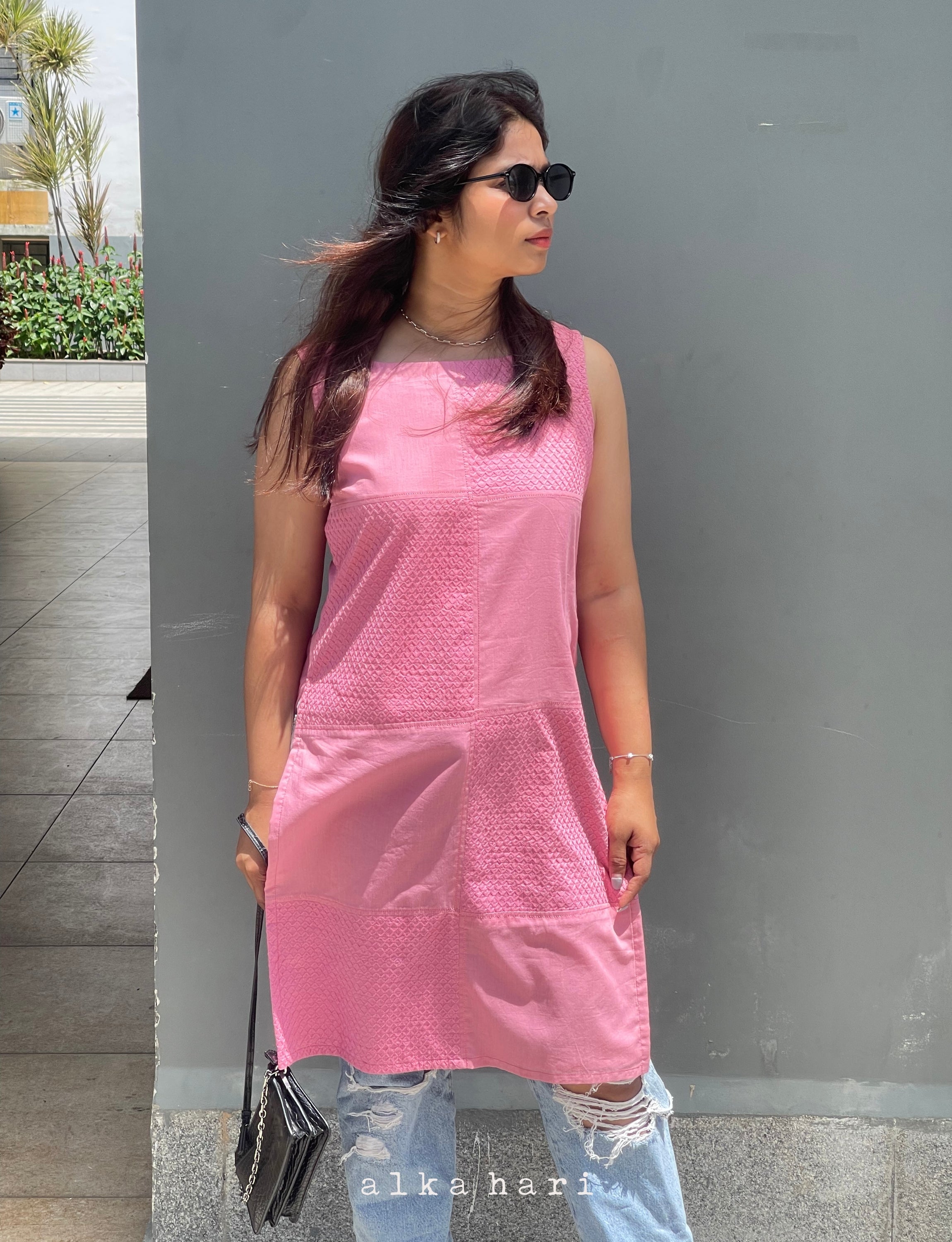 Cotton Pink Kurta