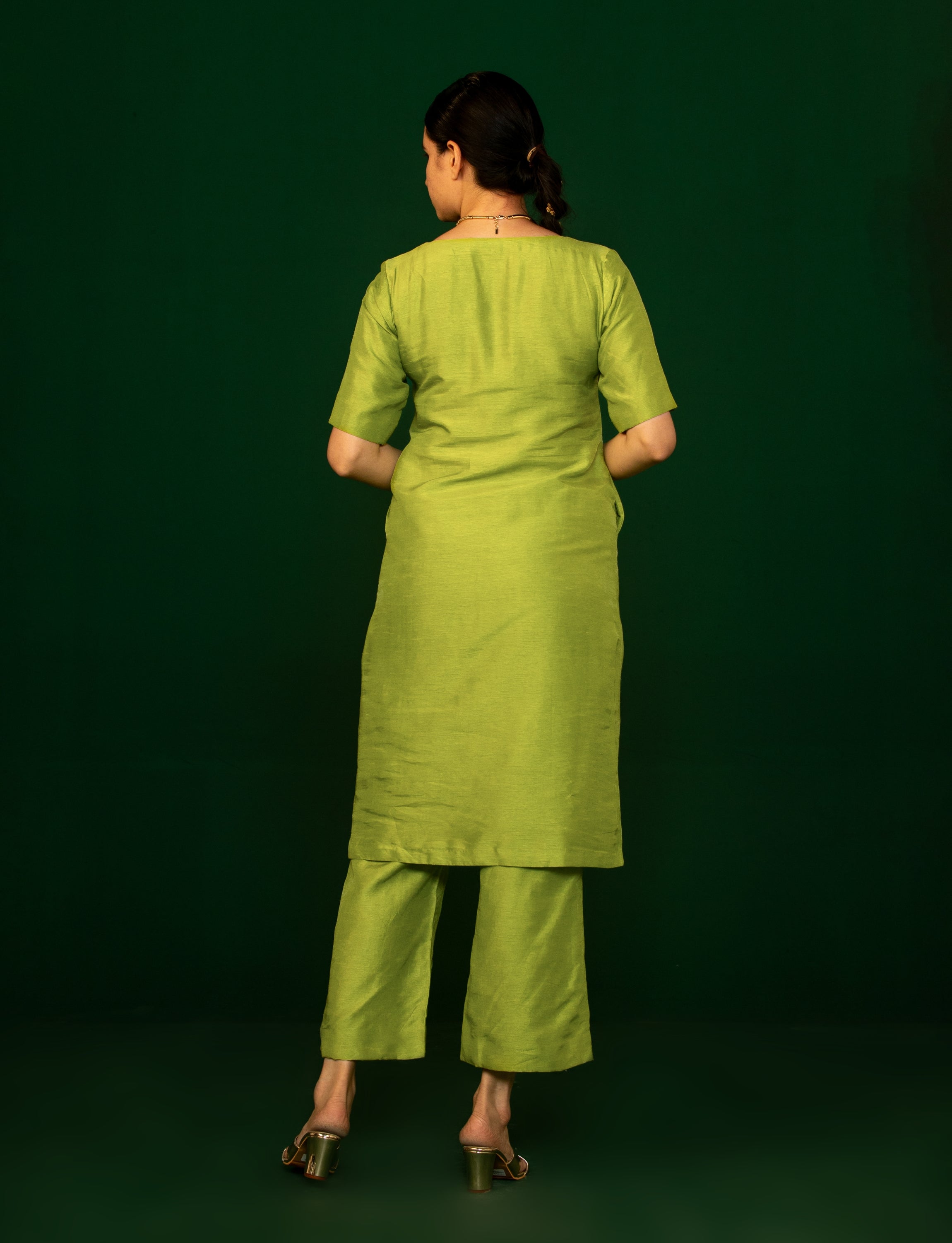 Parrot Green Kurta