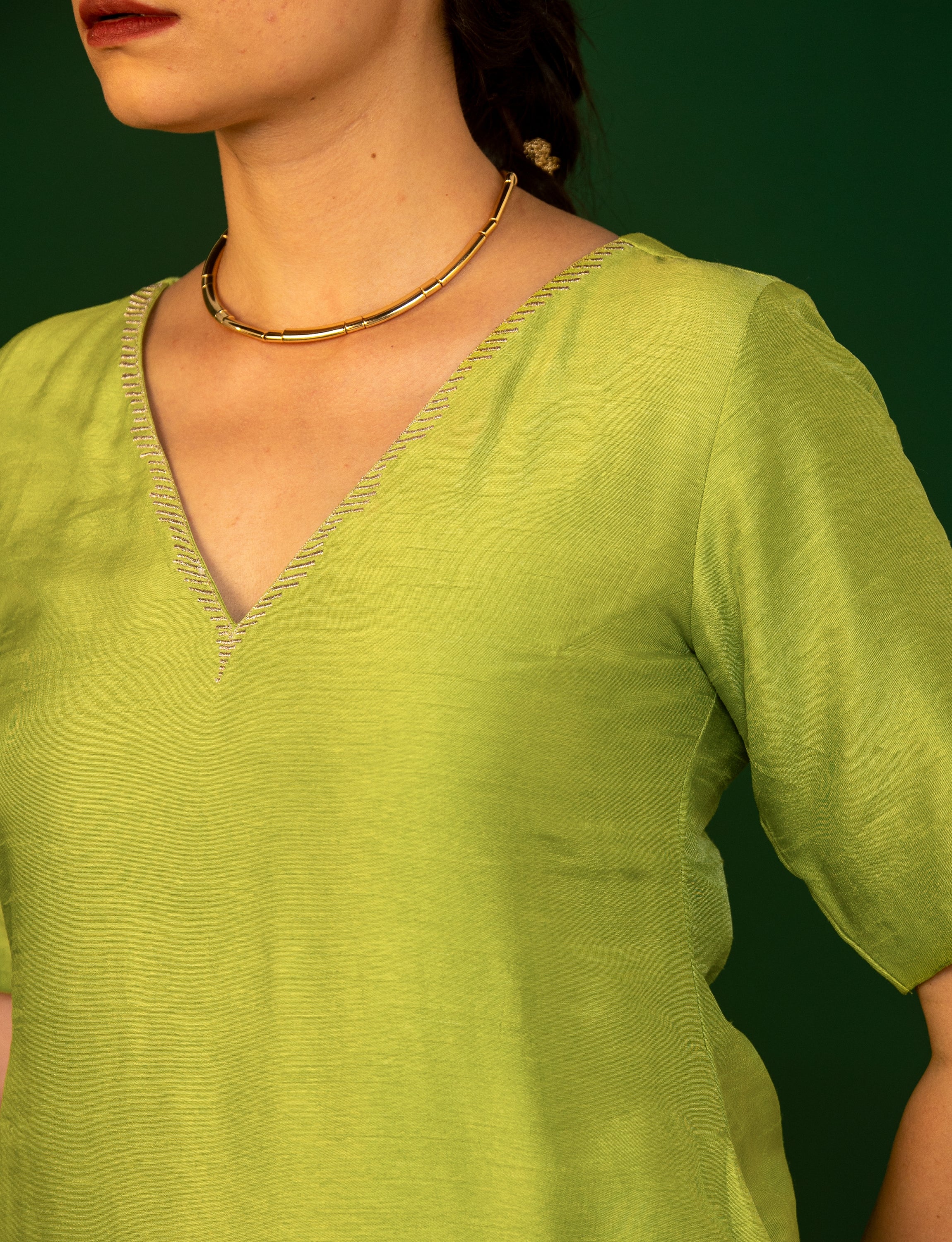 Parrot Green Kurta