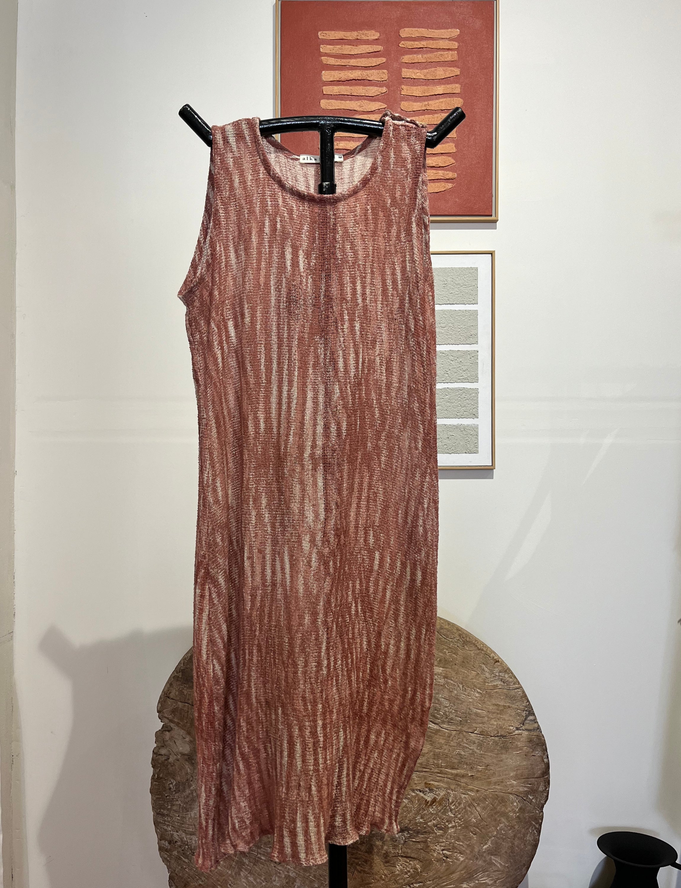 Brown Sleeveless Dress