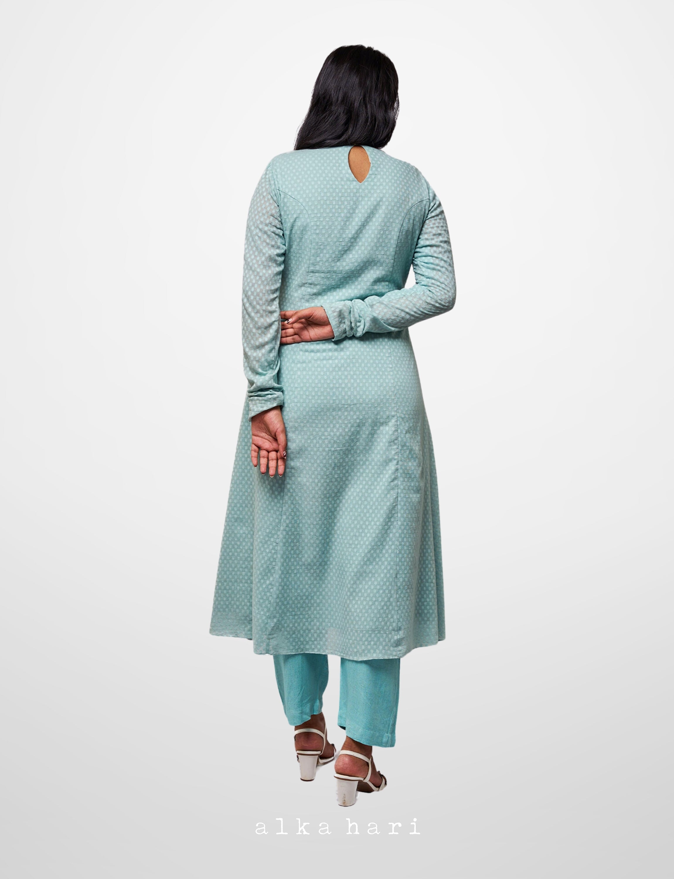 Light blue Anarkali