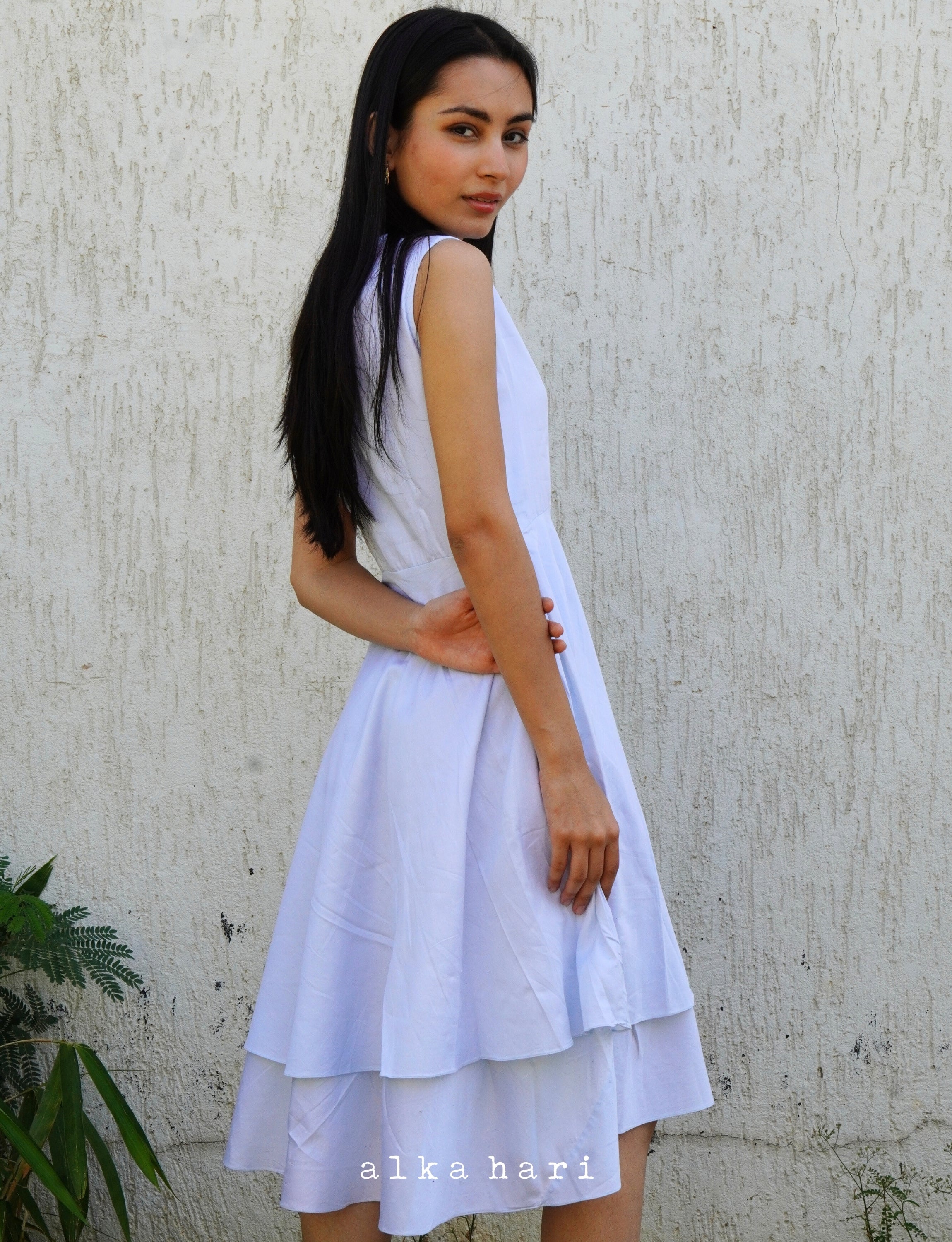 Light Blue Dress with Pockets