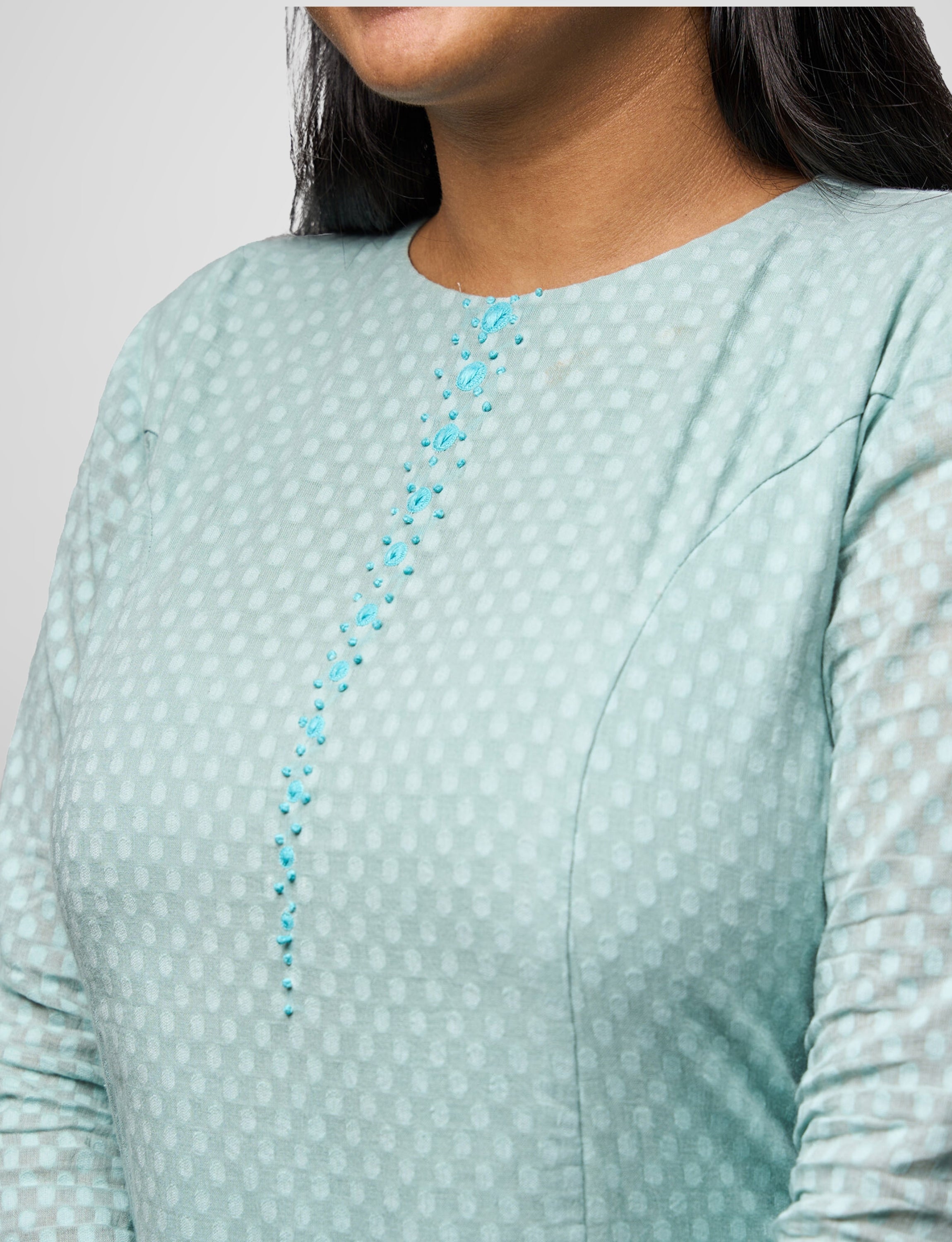 Light blue Anarkali