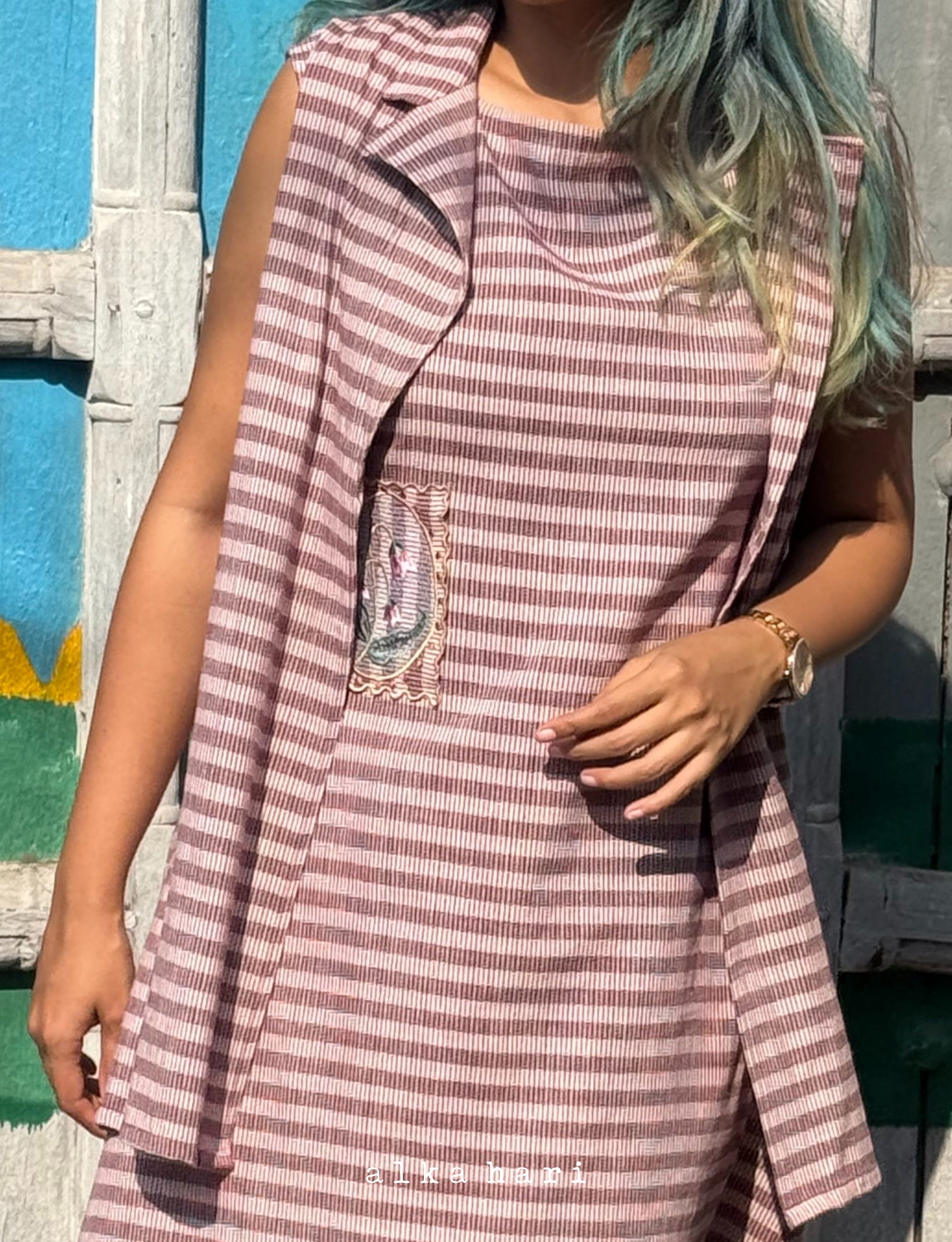 Mauve Collared Jacket