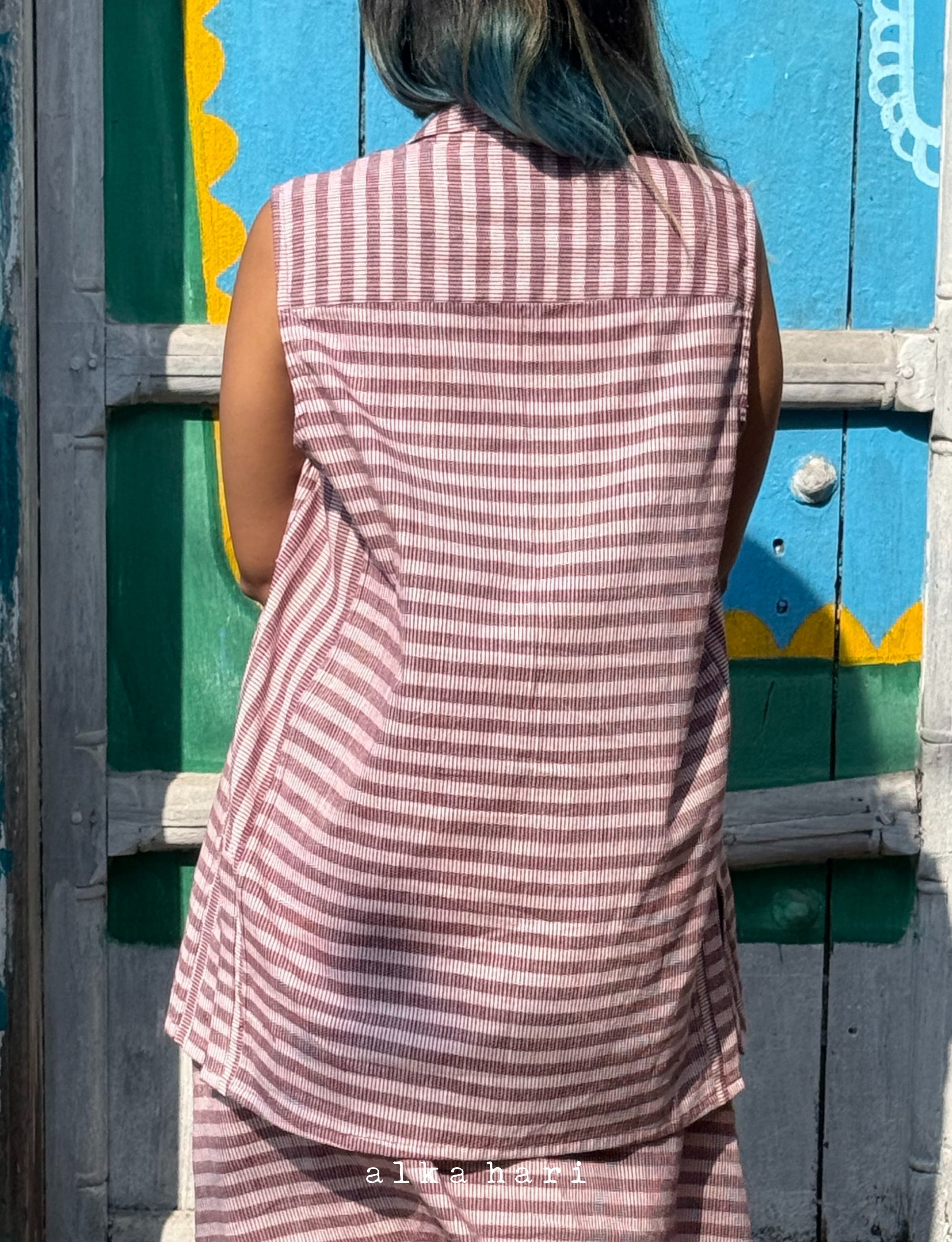 Mauve Collared Jacket