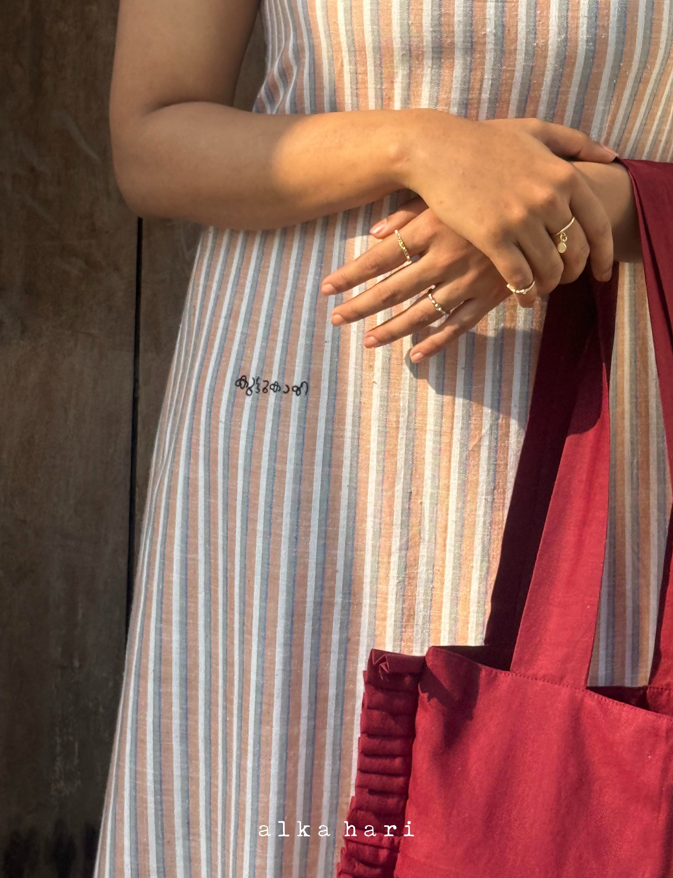 Multicolored Stripped Dress