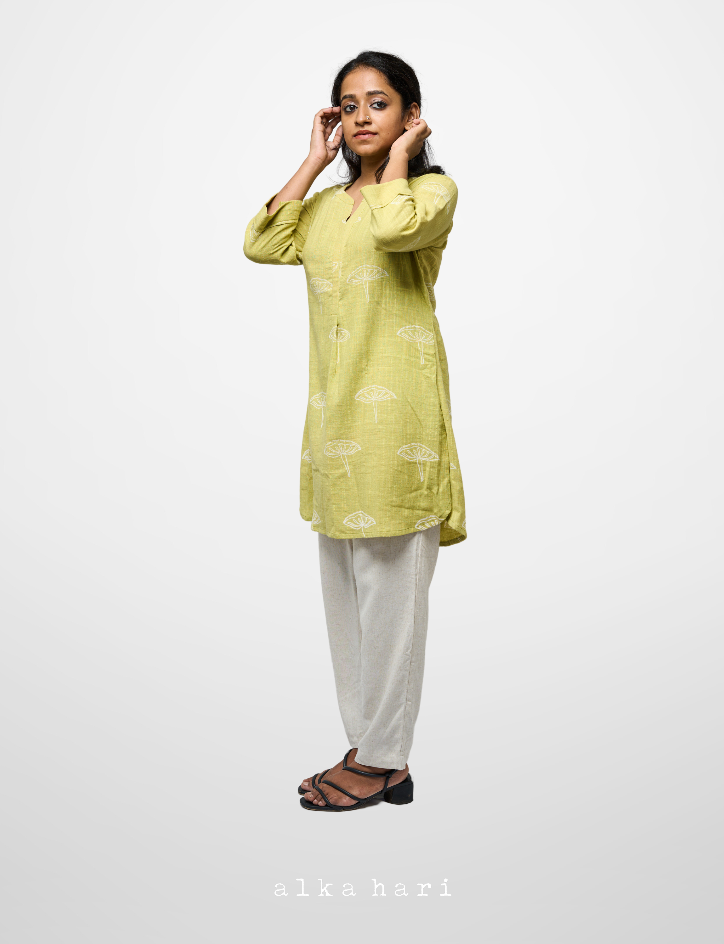 Lime Green Short Top