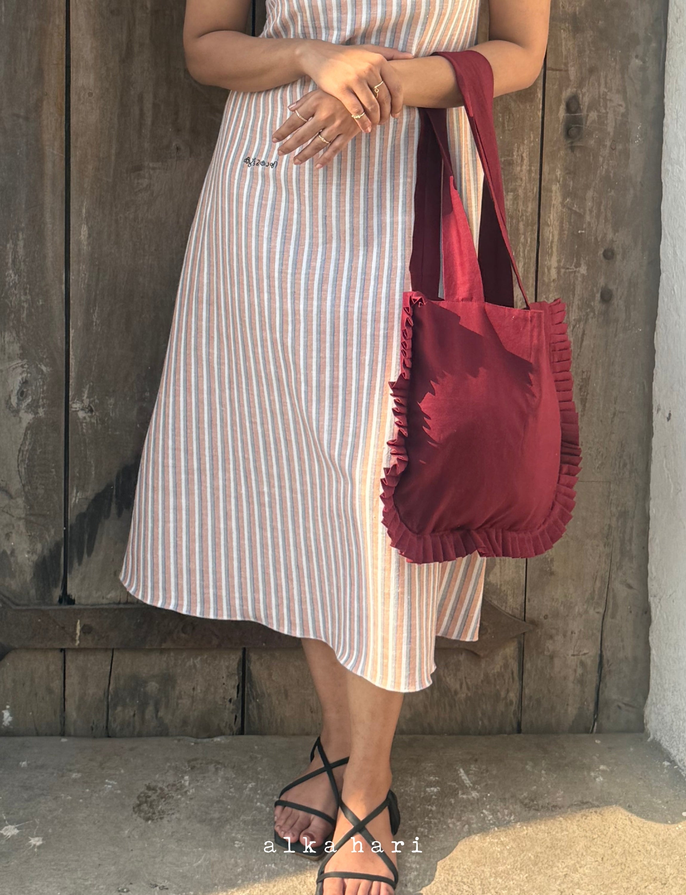 Multicolored Stripped Dress