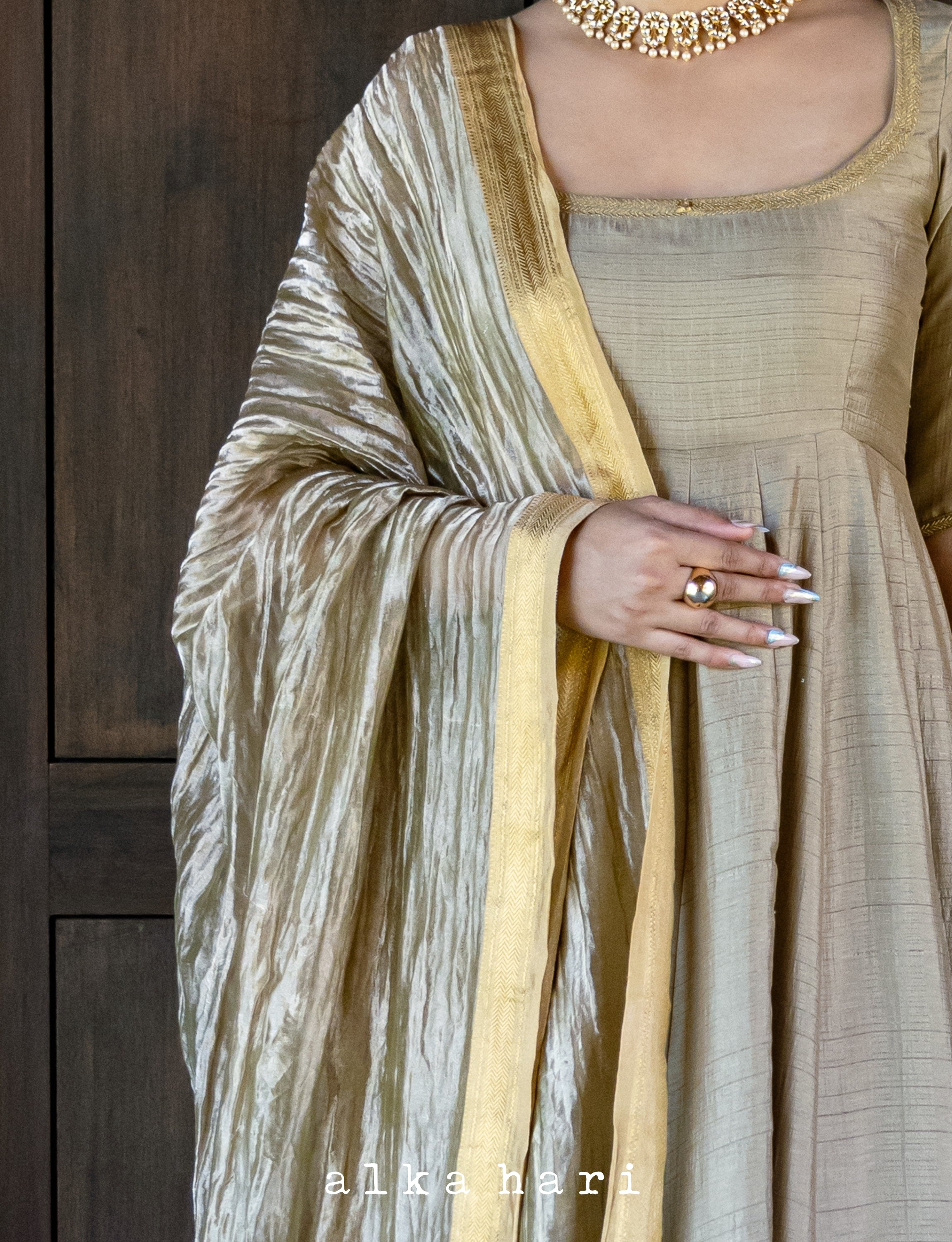 Bronze Tissue Dupatta