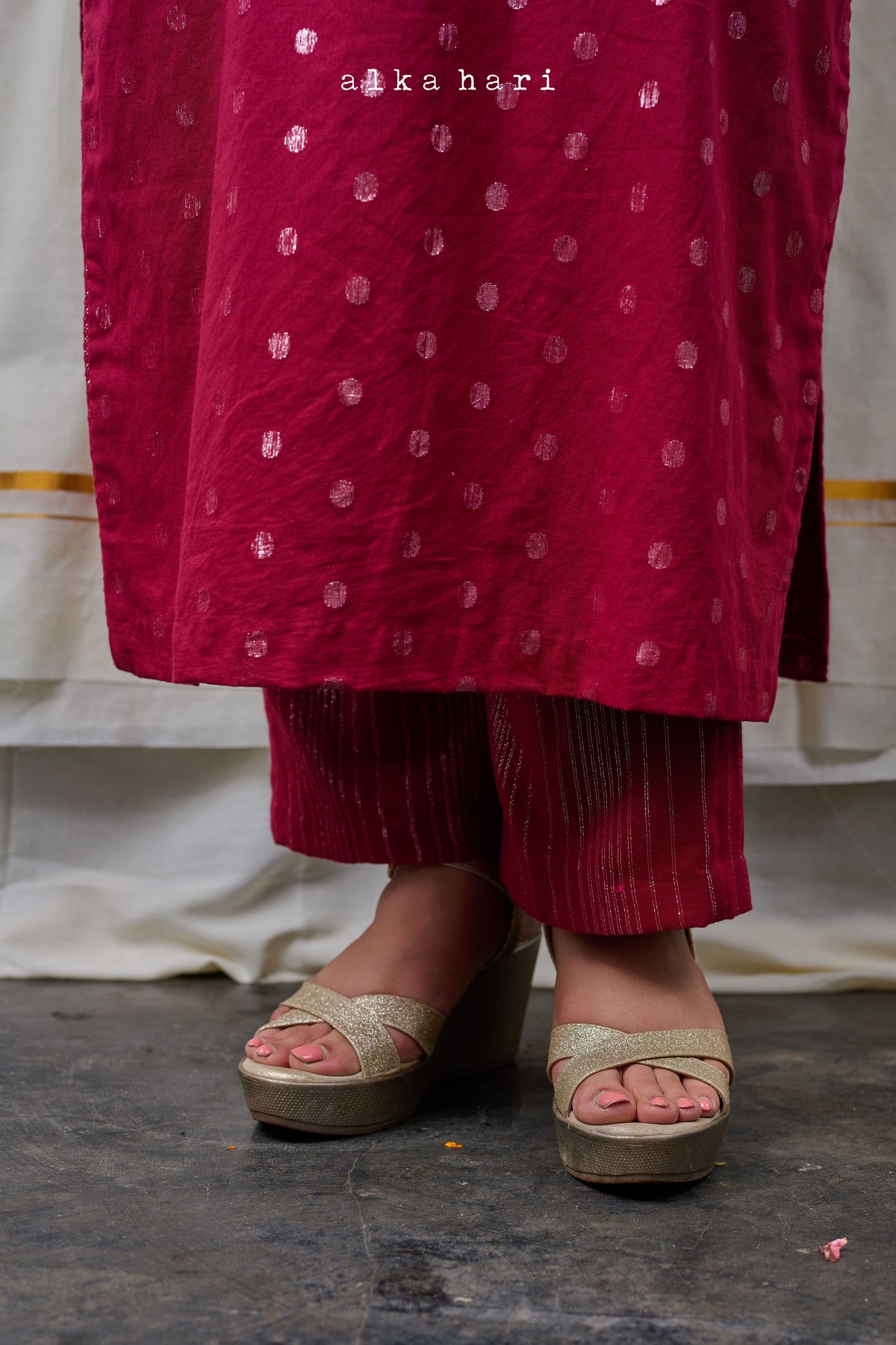 Red Palazzo Pants