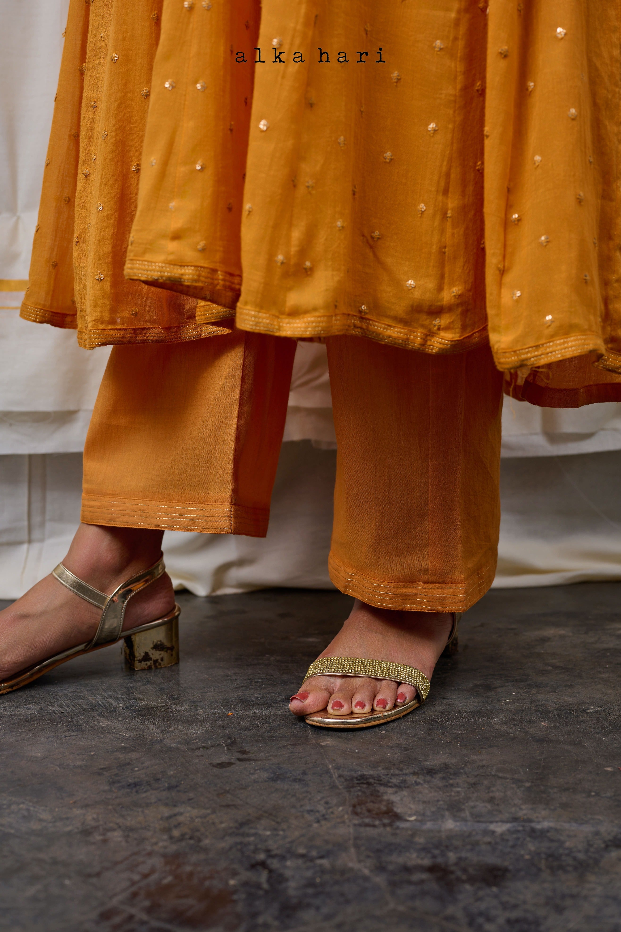 Mustard Yellow Palazzo Pants