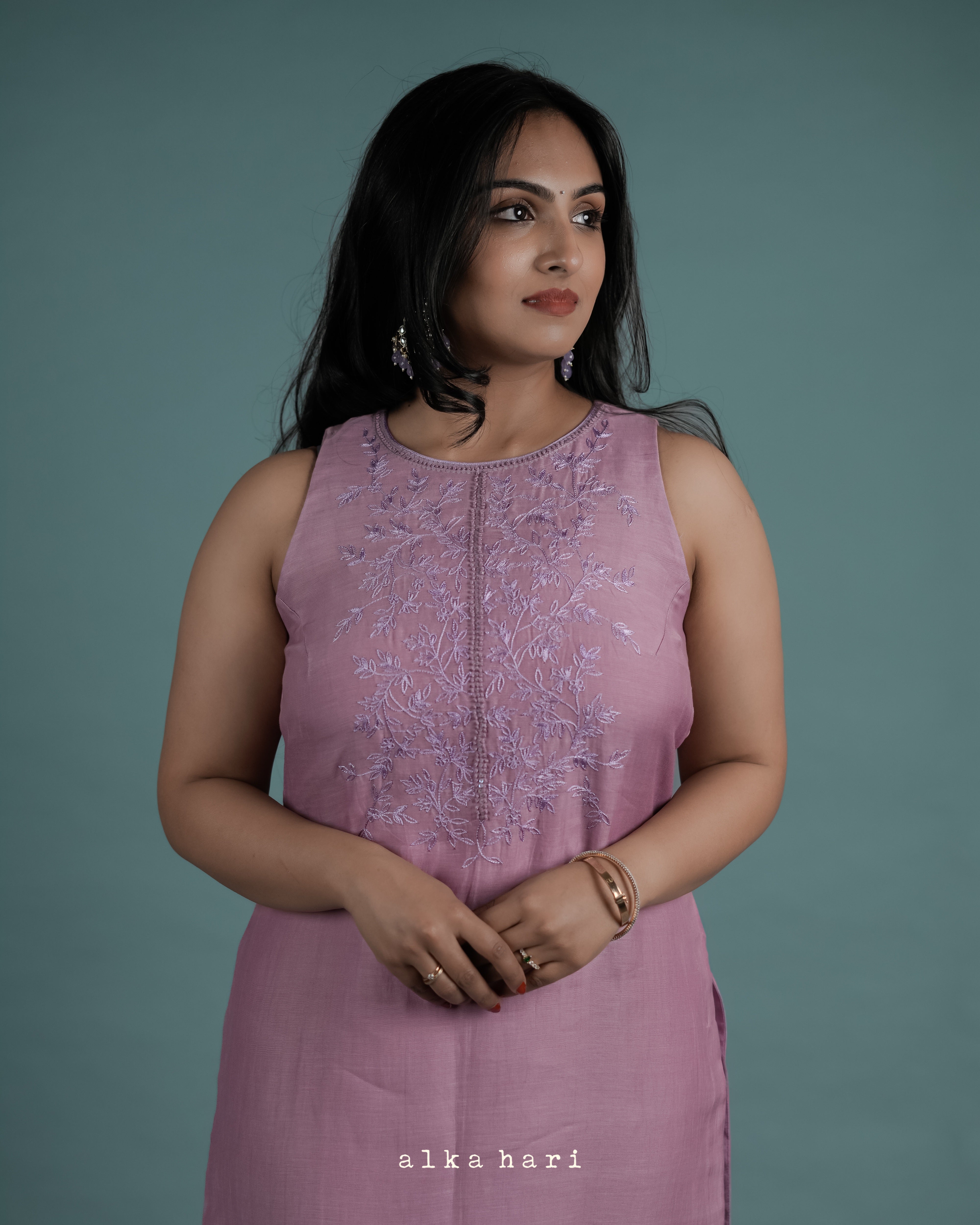 Bubblegum Pink Chanderi Silk Kurta