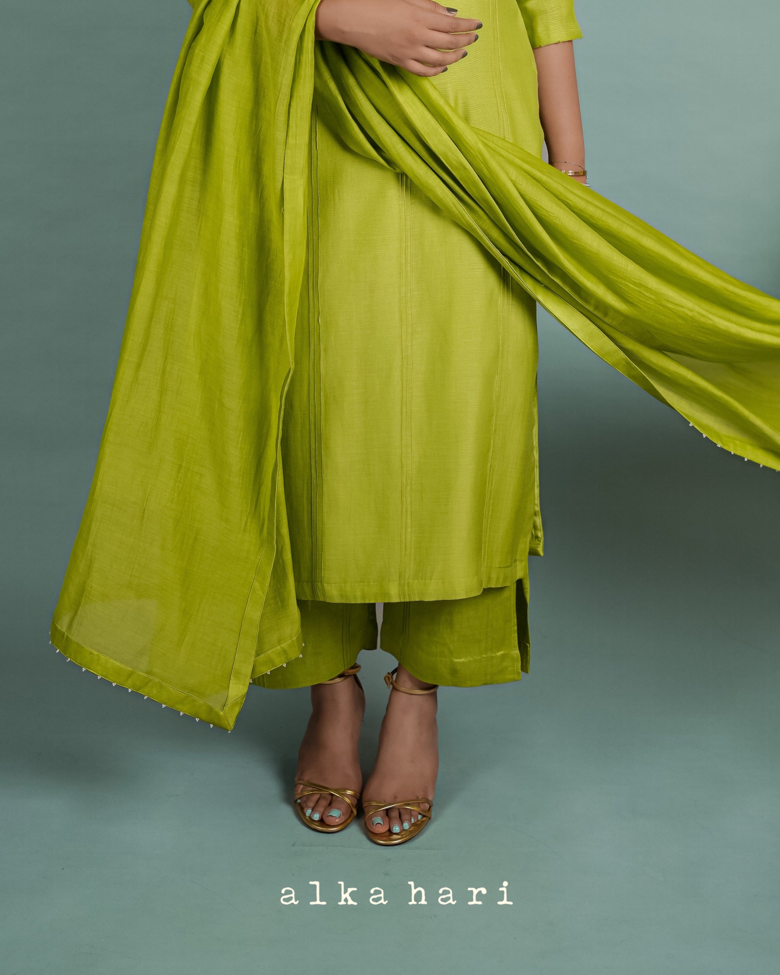 Pear Green Dupatta