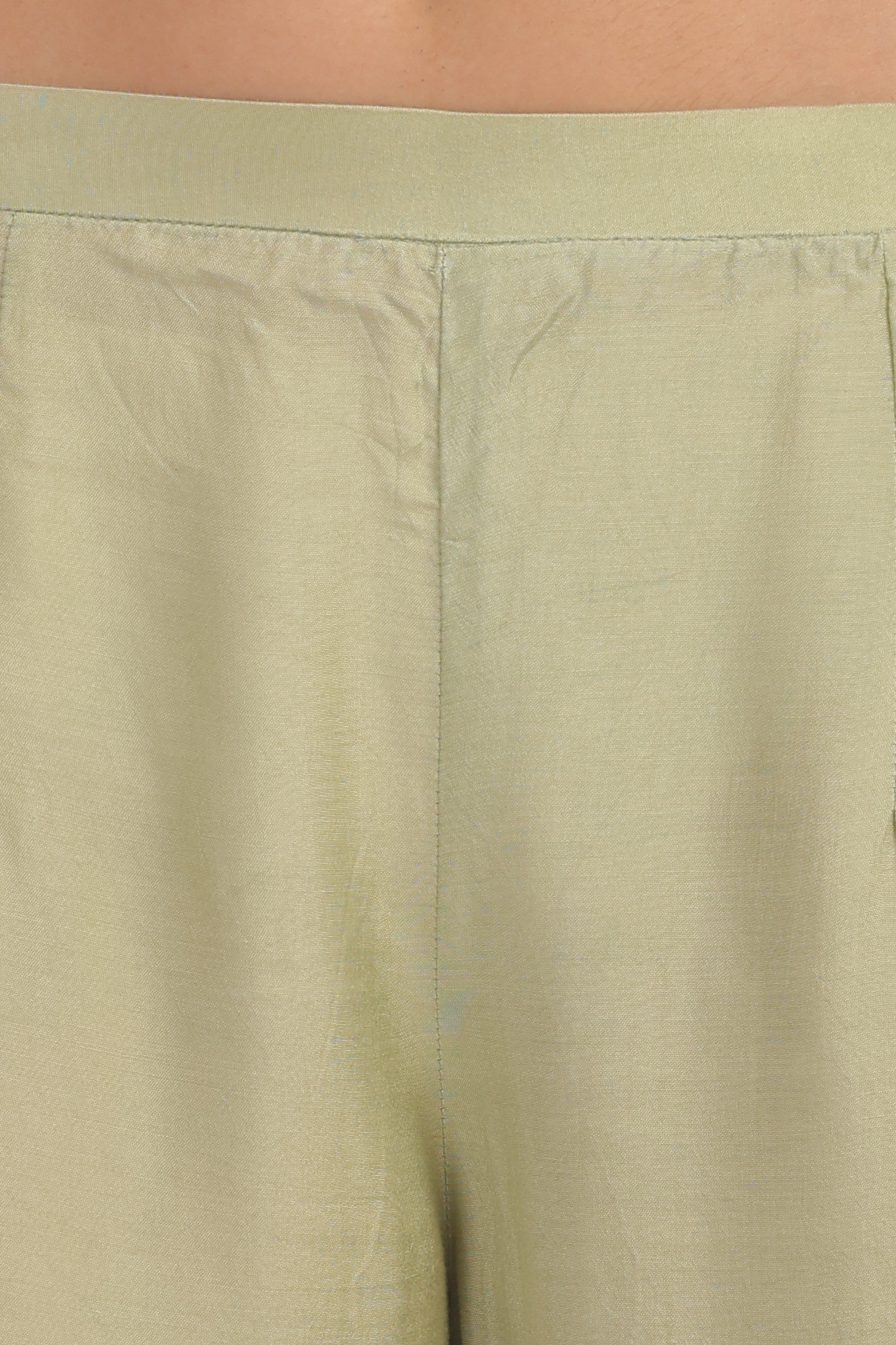 Pastel Green Floral Printed Kurta Set