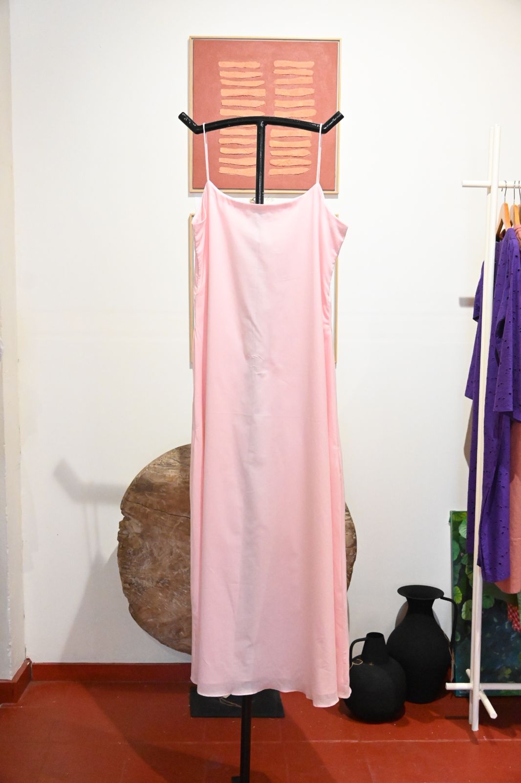 Baby Pink Slip Dress
