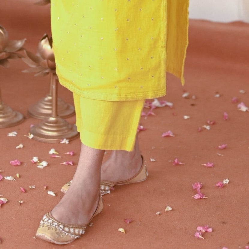 Yellow Palazzo Pant