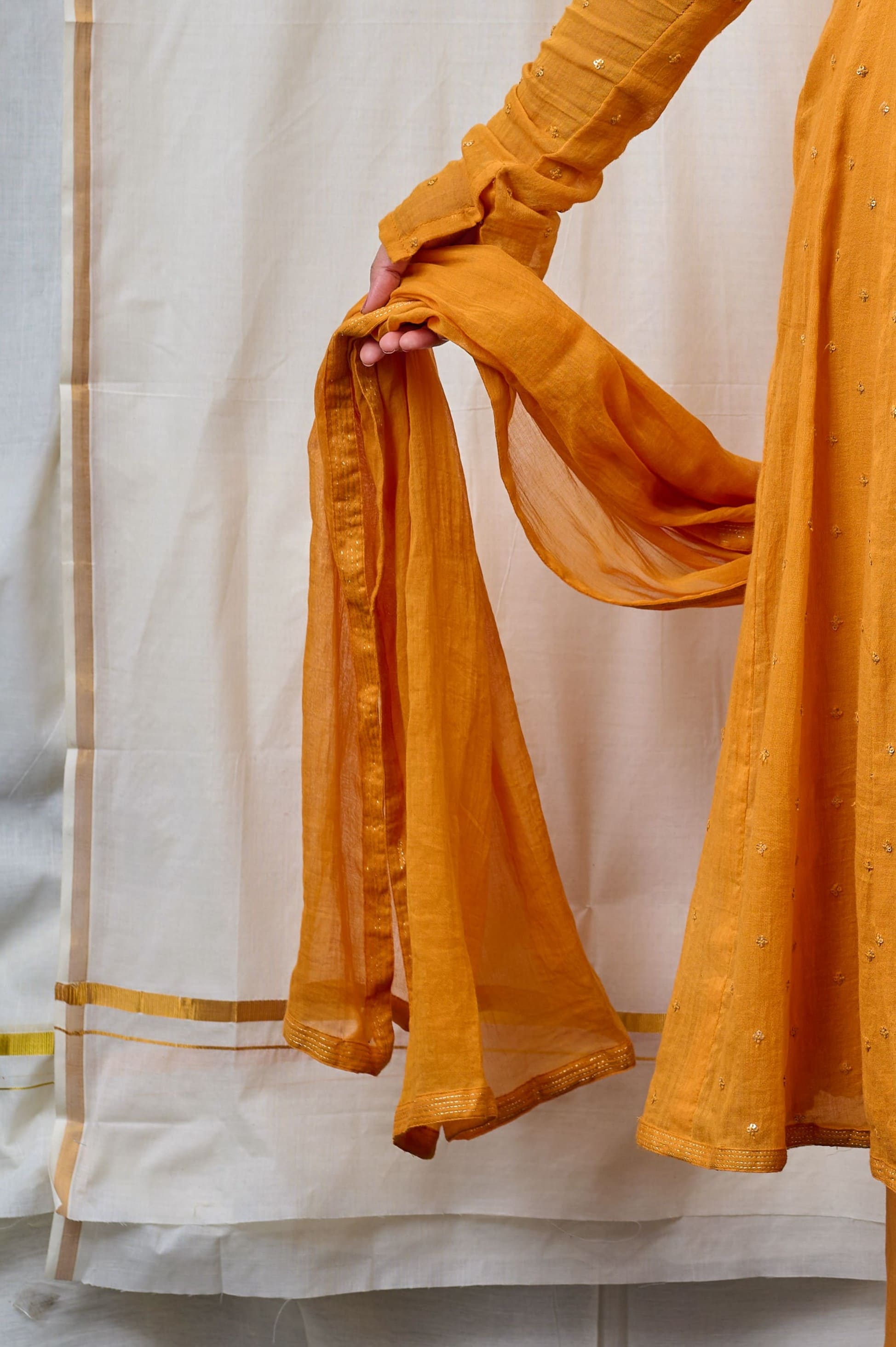 Mustard Yellow Dupatta
