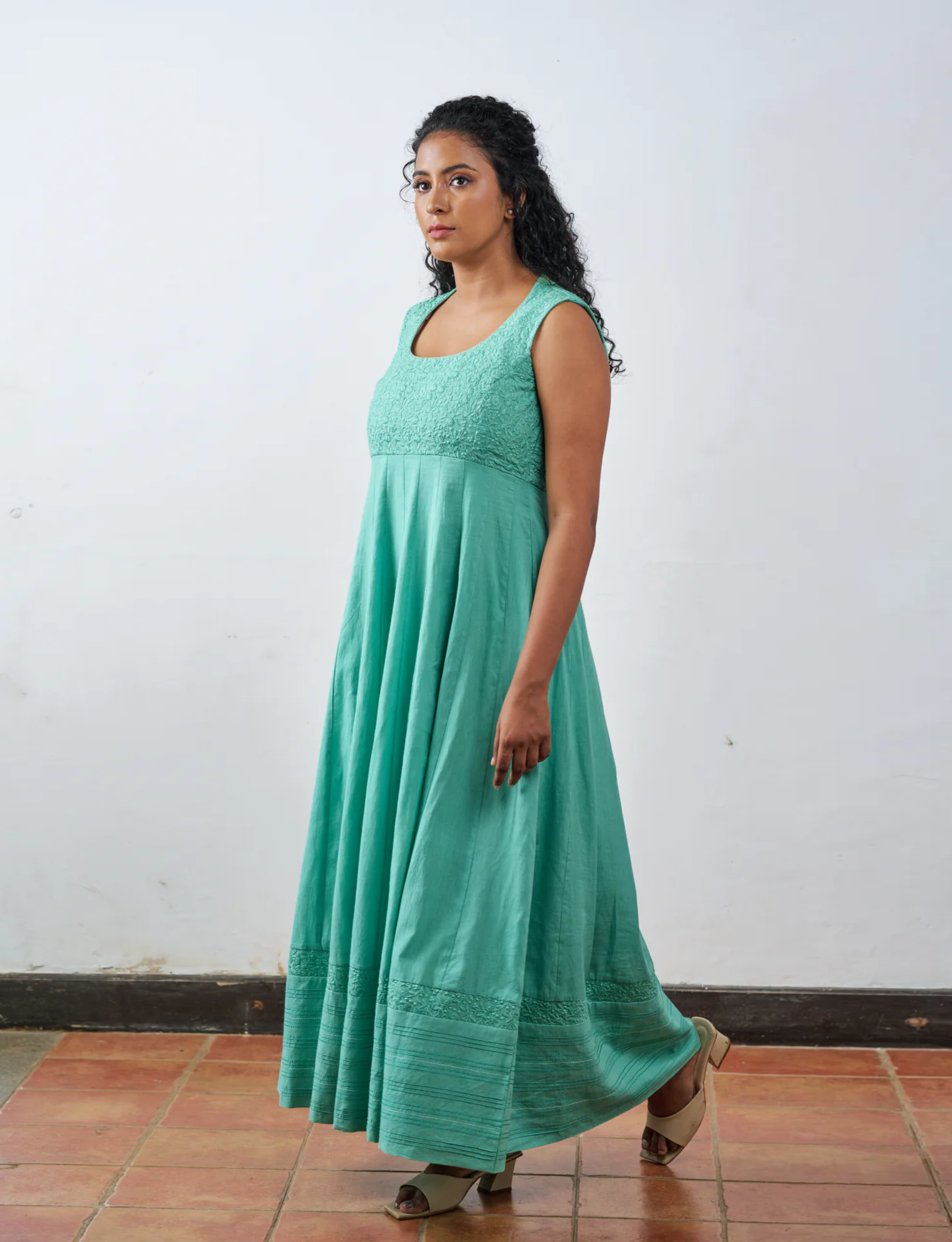 Sea Green Anarkali