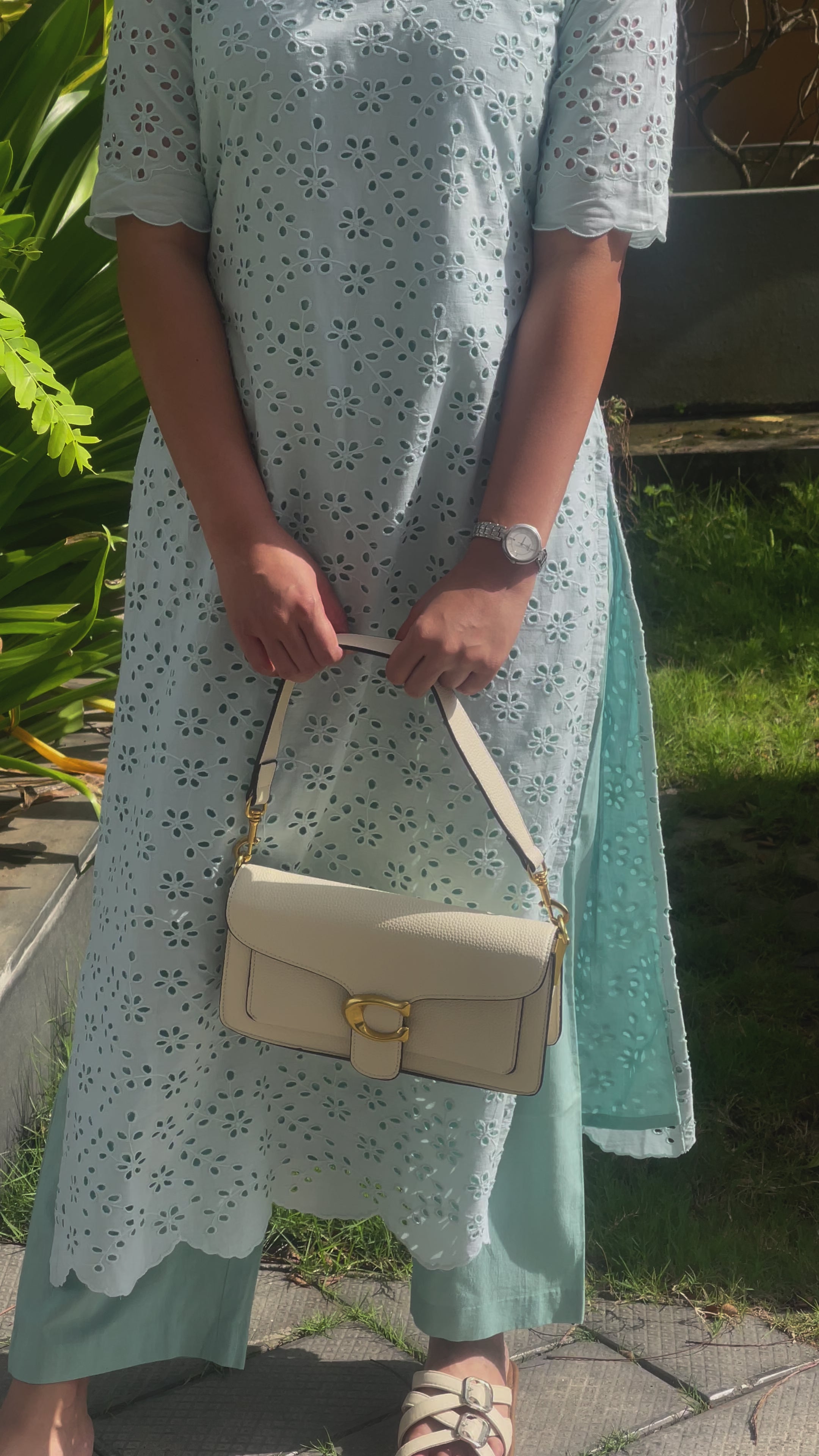 Pastel Blue Hakoba Kurta