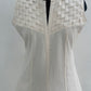 Sheer sucker anarkali with hand weave detail