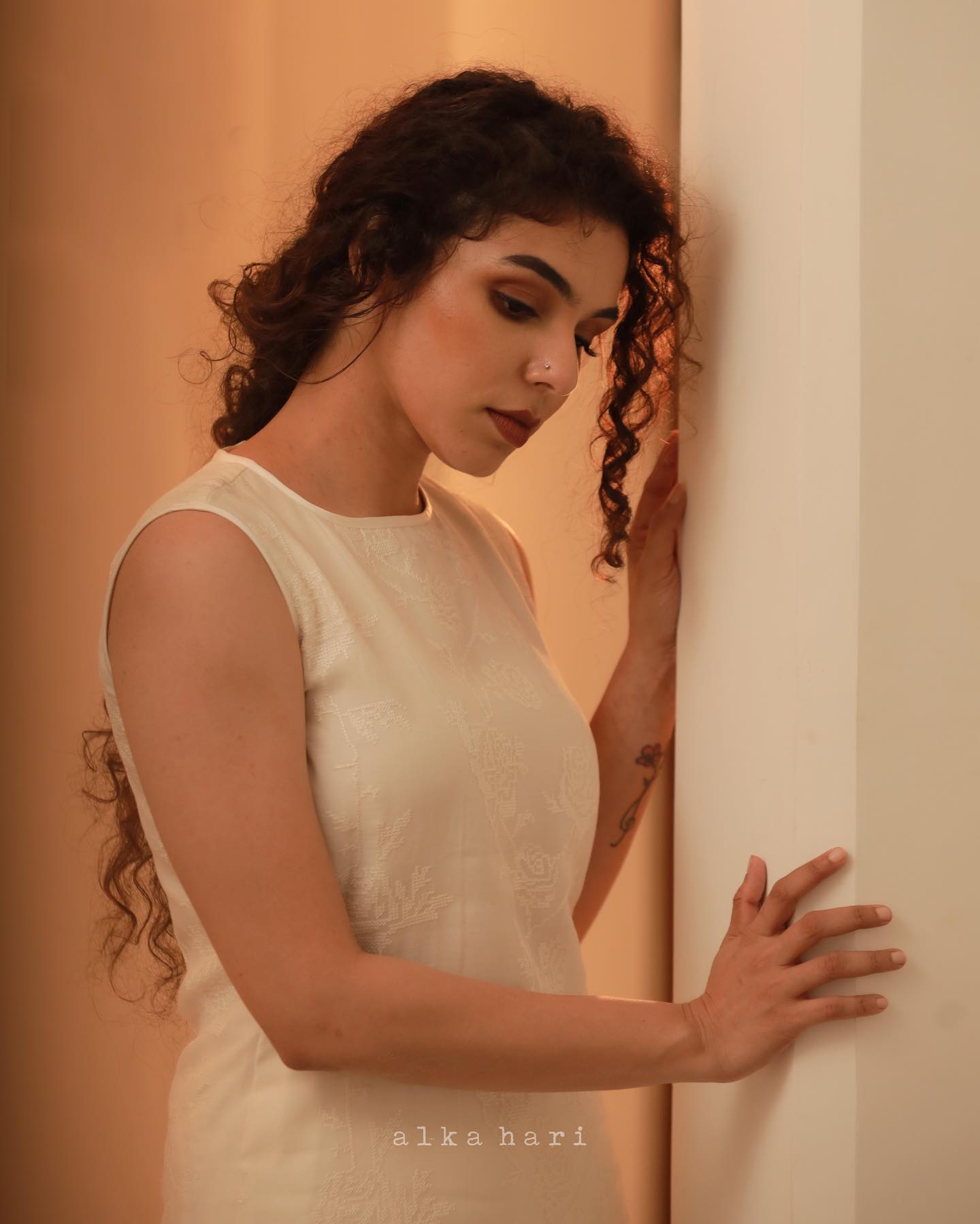 Chanderi silk tunic and bottom