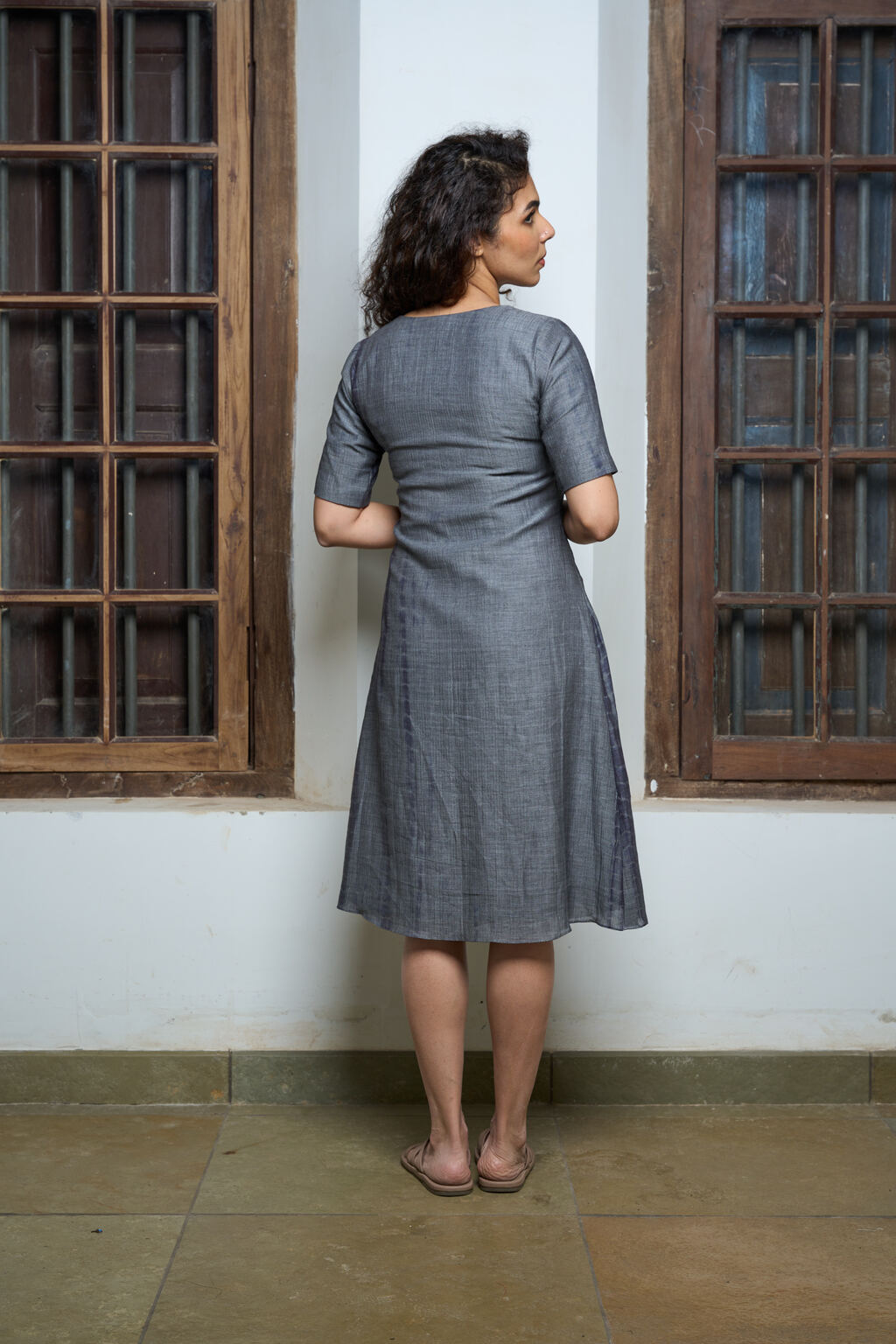 Tie and dye A line dress